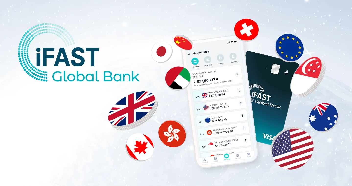 iFAST Global Bank 官网 App 与 Visa 卡