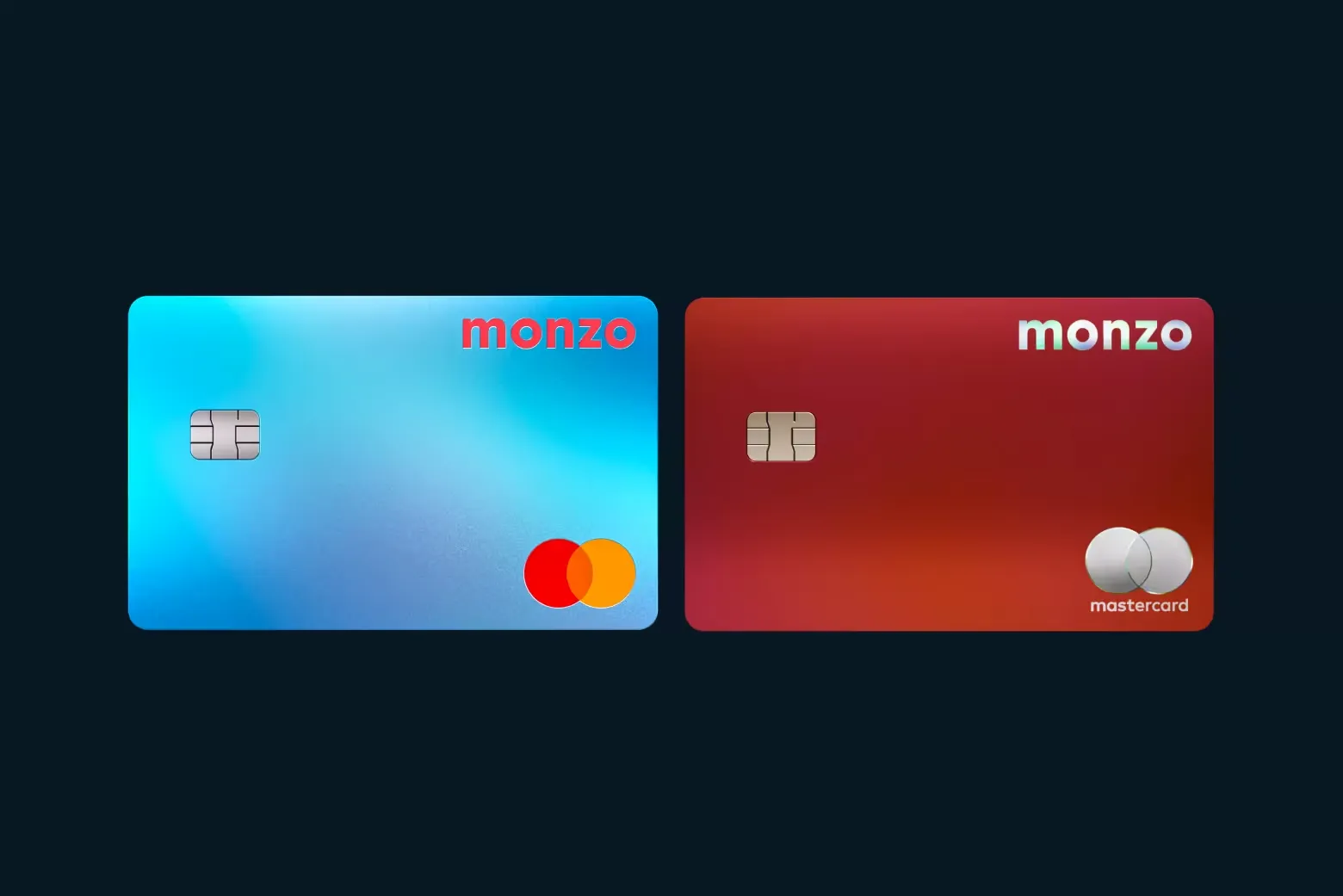 Monzo 官方银行卡视觉